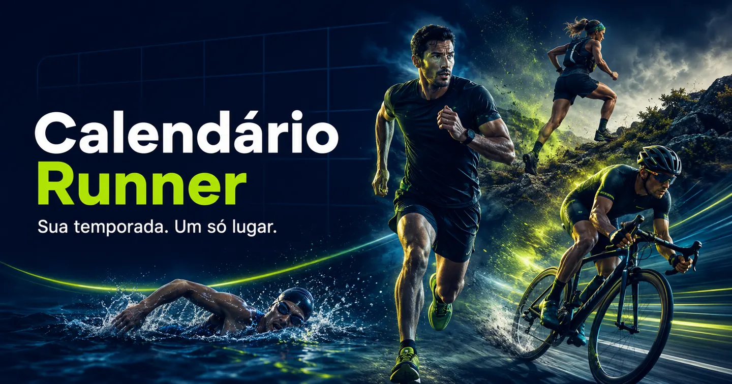 Atletas de corrida, trail, ciclismo e natação planejando sua temporada